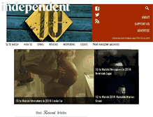 Tablet Screenshot of independent-magazine.org